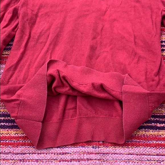 J. Jill Red Turtleneck Sweater, Business Casual Sweater - Picture 7 of 8